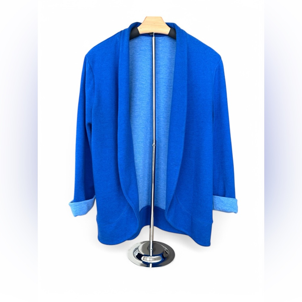 EXPRESS 3/4 Sleeve Knit Blazer/Cardigan (Size - L)